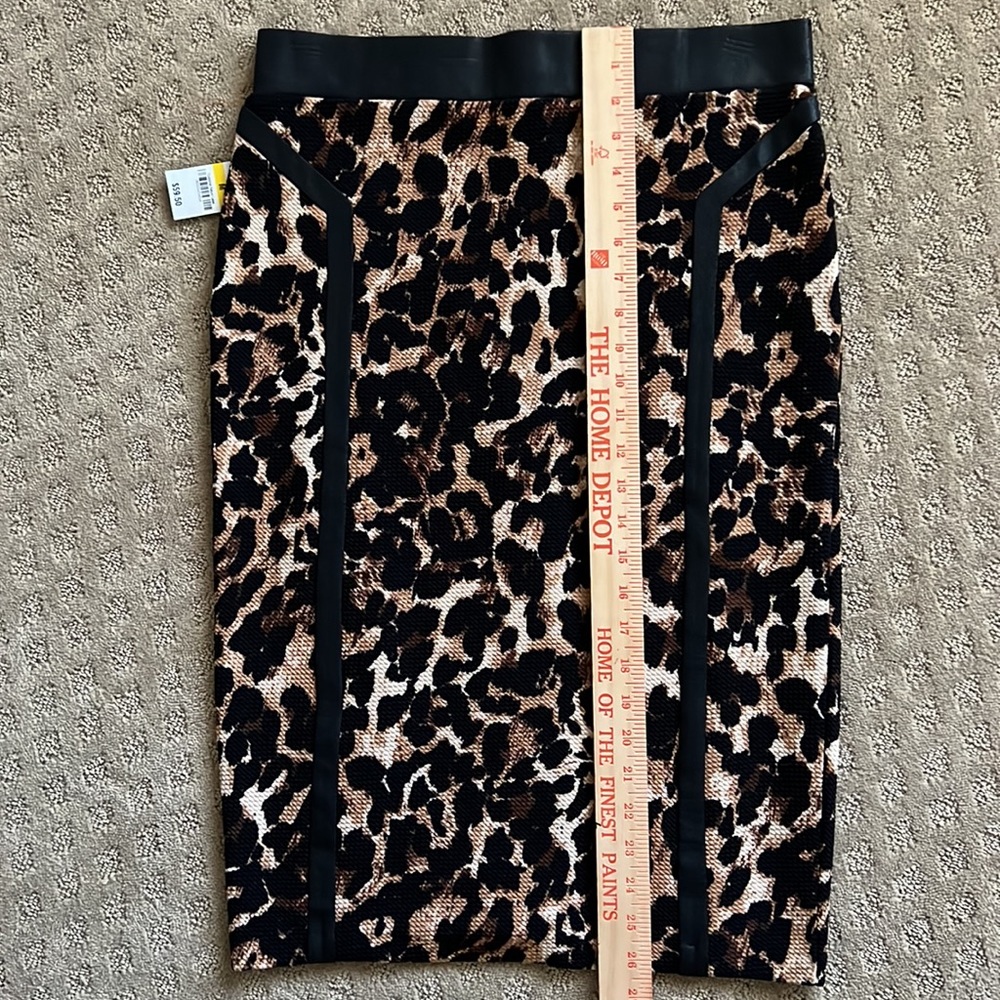 NWT Thalia Sodi Leopard Skirt - Picture 5 of 7